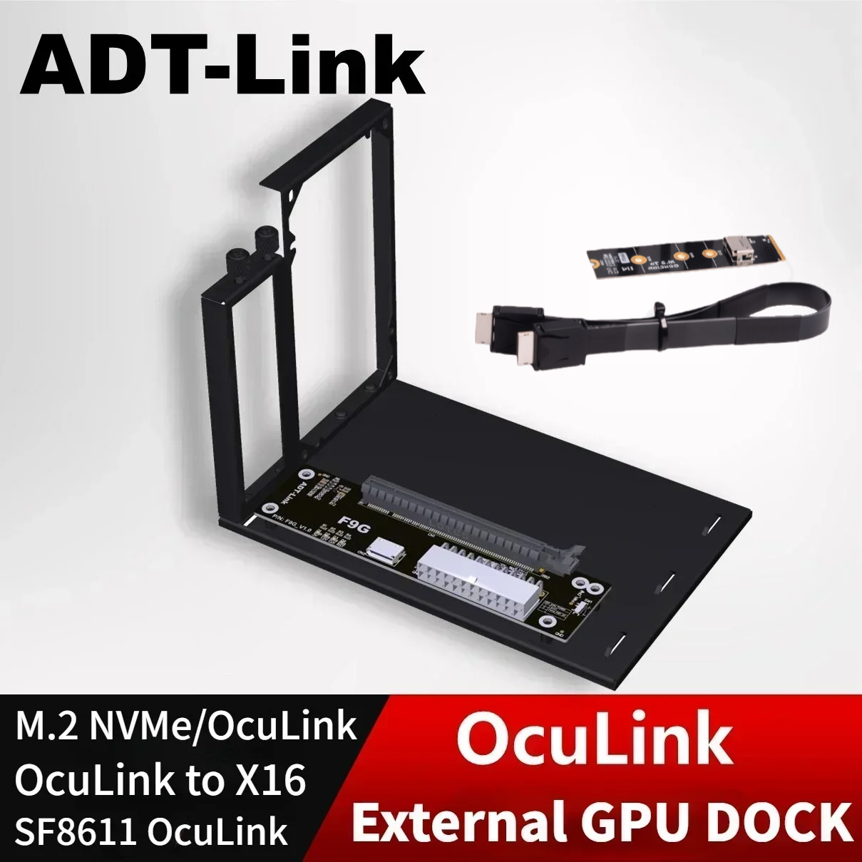 ADT PCIe 4.0 64Gbps OcuLink Ex - Oculink Egpu Dock Graphics Card recension och pris